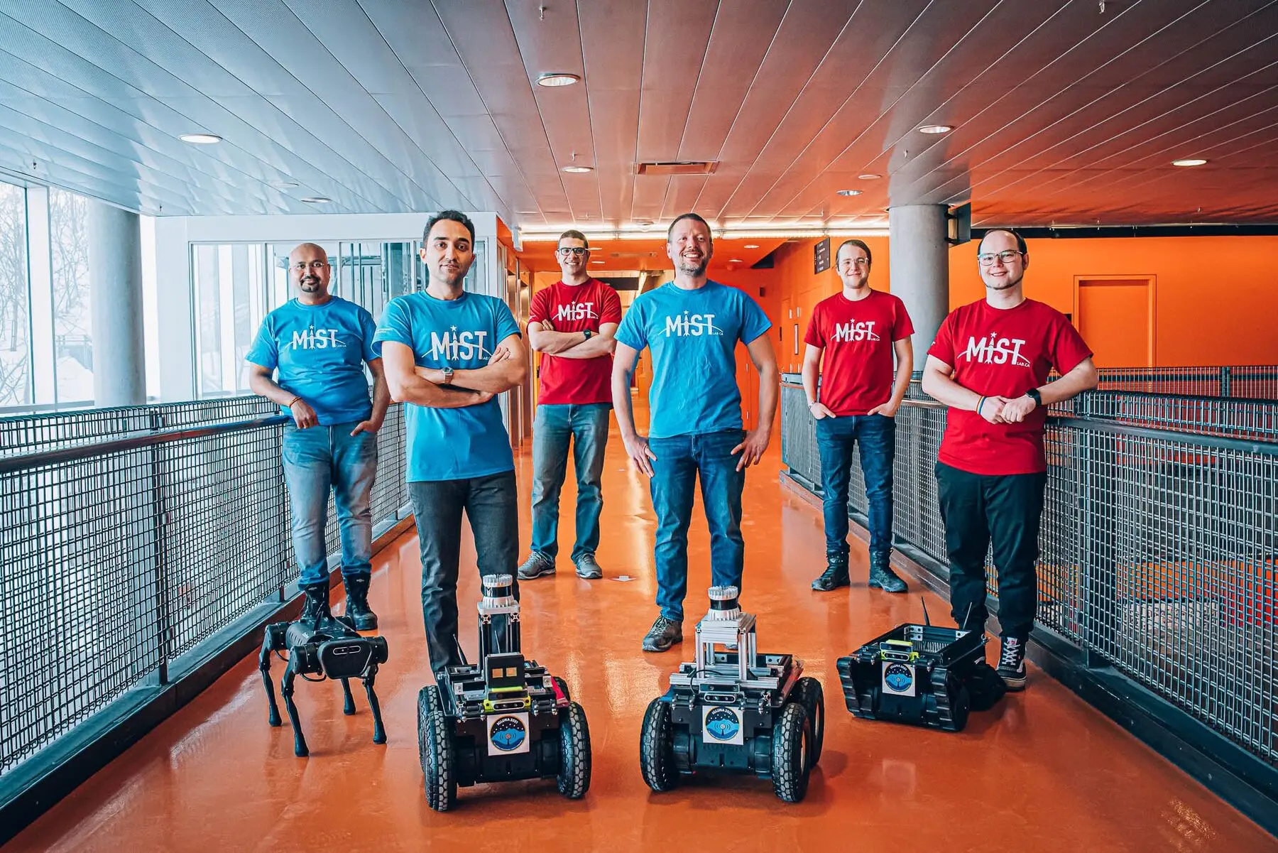 MIST Lab team working on robotic systems for space exploration